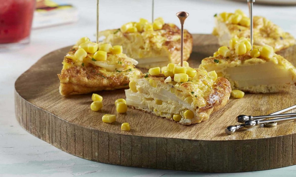 Tortilla Española Con Elote
